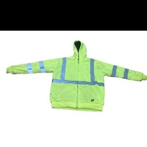 Craftsman Men's Medium Hi-Vis Class 3 Level 2 Full Zip Hoodie Jacket
Sz. L